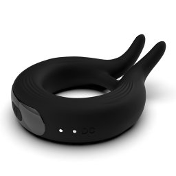 Woomy Marry Me Rechargeable Vibrating Ring Black