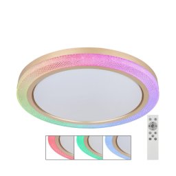 Plafonieră RGBW dimabilă BOLLY LED/20W/230V Globo 41372-24 + telecomandă