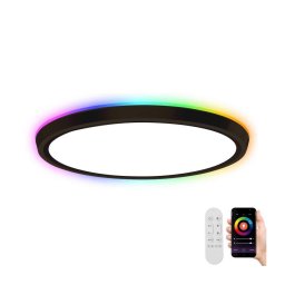 Immax NEO 07166-B40-LED RGBCCT Lampă dimabilă 50W/230V Wi-Fi Tuya negru+DO