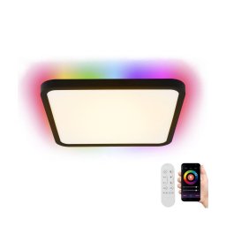 Immax NEO 07167-B40-LED RGBCCT Lampă dimabilă 50W/230V Wi-Fi Tuya negru+DO