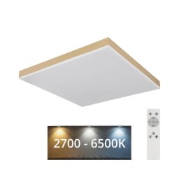 Plafonieră LED dimabilă DORO LED/24W/230V auriu Globo 41594D2M + telecomandă