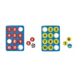 Set 24 magneti pentru tabla antrenor fotbal