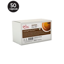 50 Capsule Italian Coffee Espresso Vigoroso - Compatibile Lavazza Firma