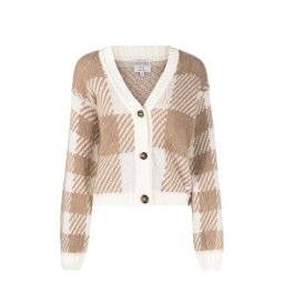 WOOLRICH Jachetă Check Wool CFWWKN0249FRUF0700 8556 cream buffalo