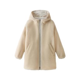 WOOLRICH Geacă Reversible Teddy Parka CFWWOU0856FRUT3128 8743 milky cream