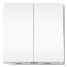 Intrerupator inteligent dublu TP-Link Tapo S220, Wi-Fi, Alb