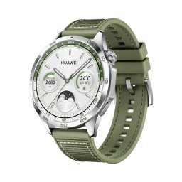 HUAWEI WATCH GT 4 46mm Green, Curea Green Woven, Android/iOS