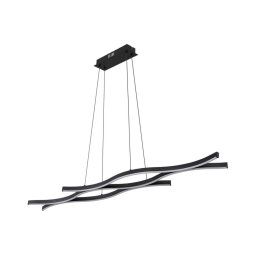 Lustră LED pe cablu GERONIMO LED/35W/230V negru Globo 67206H