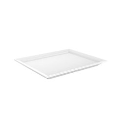 Platou GN 1/2 din melamina alba, 32.5x26.5x2.7cm