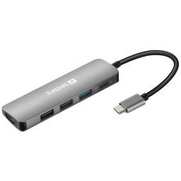 136-32 USB-C Dock HDMI+3xUSB+PD 100W