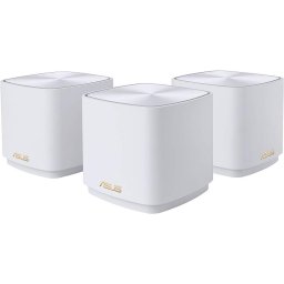 Router wireless ZenWiFi XD4 Plus (W-3-PK), AX1800 3-pack, Dual-Band, White