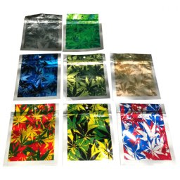 Pungi aluminiu Ziplock Cammo Leaf anti-miros 120x100mm x1