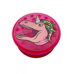 Magic Leaf Grinder Unicorn roz + Filtre 3 Parti 60mm
