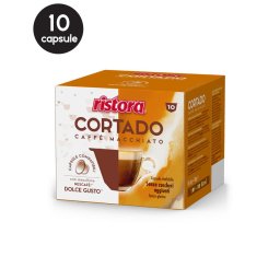 10 Capsule Ristora Cortado - Compatibile Dolce Gusto