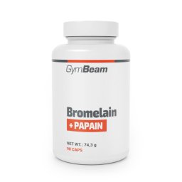 GymBeam Bromelain Papain 20 x 2,8 g90 caps unflavored