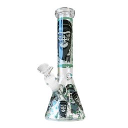 Black Sheep Bong din sticla Glow in the Dark Gorilla Green 25cm