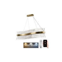 Lustră LED de cristal dimabilă pe cablu LED/95W/230V + telecomandă