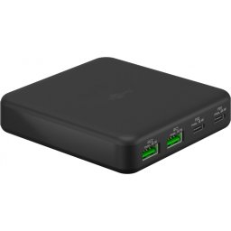 Incarcator priza GaN cu 2 x USB-A + 2 x USB type C 65W, Goobay G61772
