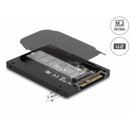 Adaptor 2.5" U.2 SFF-8639 la M.2 NVMe Key M, Delock 63379