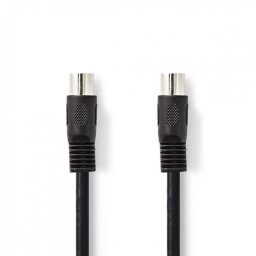 Cablu audio DIN 5 pini T-T 3m Negru, Nedis CAGL20000BK30