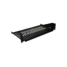 Sertar pentru cabinet 19" 2U 485x250mm max 10kg Negru, Value 26.99.0405