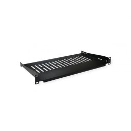 Sertar pentru cabinet 19" 1U 485x250mm max 10kg Negru, Value 26.99.0401