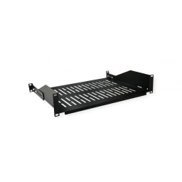 Sertar pentru cabinet 19" 2U 485x350mm max 25kg Negru, Value 26.99.0406