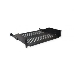 Sertar pentru cabinet 19" 2U 485x400mm max 25kg Negru, Value 26.99.0407