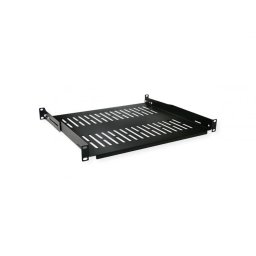 Sertar pentru cabinet 19" 1U 485x400mm max 25kg Negru, Value 26.99.0403