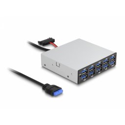 Front panel 3.5" la 10 x USB 3.0-A, Delock 64208