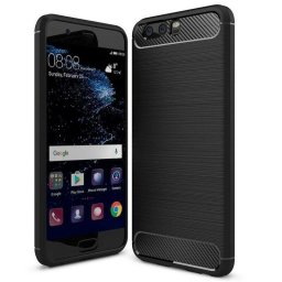 Husa Husa pentru Huawei P10 Plus - Techsuit Carbon Silicone - Black