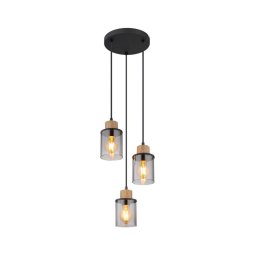 Lustră pe cablu REID 3xE27/15W/230V Globo 15707-3HR