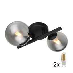Lustră LED aplicată RIHA 2xG9/3W/230V Globo 56133-2W