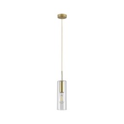 Lustră pe cablu ESTA 1xE27/40W/230V transparent/auriu Rabalux 72050