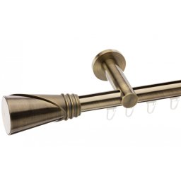 Galerie simpla 25 mm Duncan profil aur antic