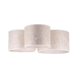 Duolla - Plafonieră ROLLER TRIO 3xE27/60W/230V alb/auriu