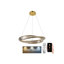 Lustră LED de cristal dimabilă pe cablu LED/40W/230V + telecomandă
