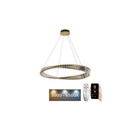 Lustră LED de cristal dimabilă pe cablu LED/50W/230V + telecomandă