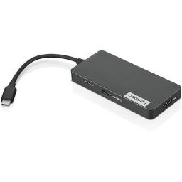 Docking station USB-C Lenovo 7-in-1, Negru