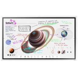 Tabla Interactiva Samsung Flip Pro 55" WM55B, Ultra HD (3840 x 2160), HDMI, DisplayPort, Wi-Fi, Touchscreen, Alb