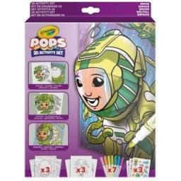Crayola POPs cărți de colorat - Spațiul