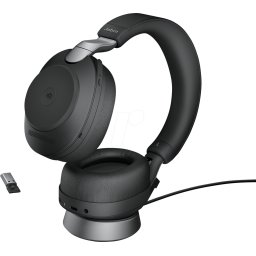 Evolve2 85 MS Stereo Căști Prin cablu & Wireless Bandă de fixare pe cap Birou/Call center USB Tip-A Negru
