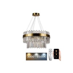 Lustră LED de cristal dimabilă pe cablu LED/80W/230V + telecomandă