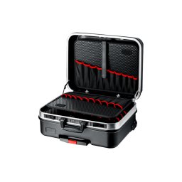 Cutie de scule KNIPEX BIG Basic Move neechipata, cu roti si maner telescopic, 33 l si 54 pozitii de organizare 00 21 06 LE