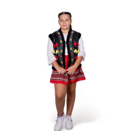 Vesta traditionala fetite cu blanita