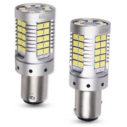 Set 2 Becuri Canbus Marsarier 1156 Alb 2000 Lm 21W/bec T15