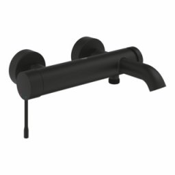 Baterie cada dus Grohe Essence New, Phantom Black, negru mat