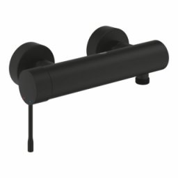 Baterie dus Grohe Essence New, Phantom Black, negru mat
