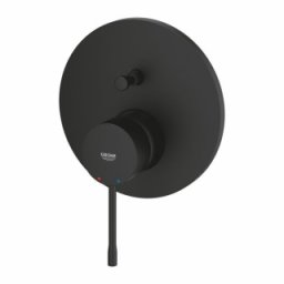 Baterie cada dus Grohe Essence New montaj incastrat, Phantom Black, negru mat