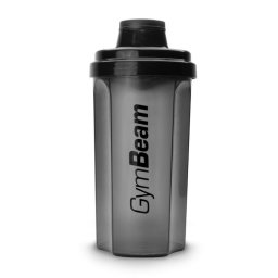 GymBeam Shaker negru Transparent Black 700 ml